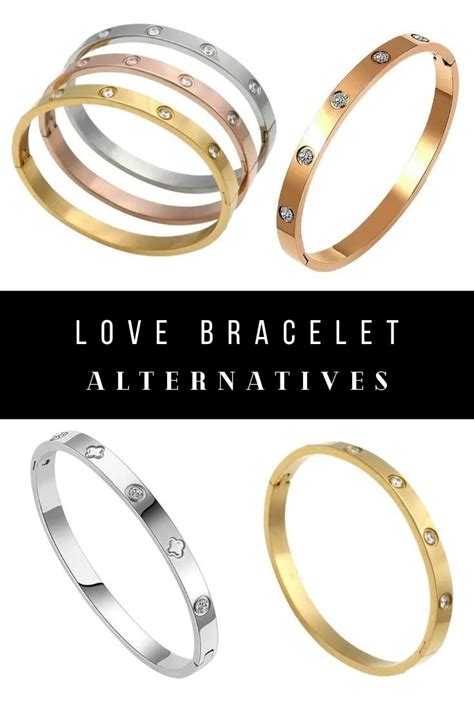 cartier inspired love bracelet|best cartier look alike bracelet.